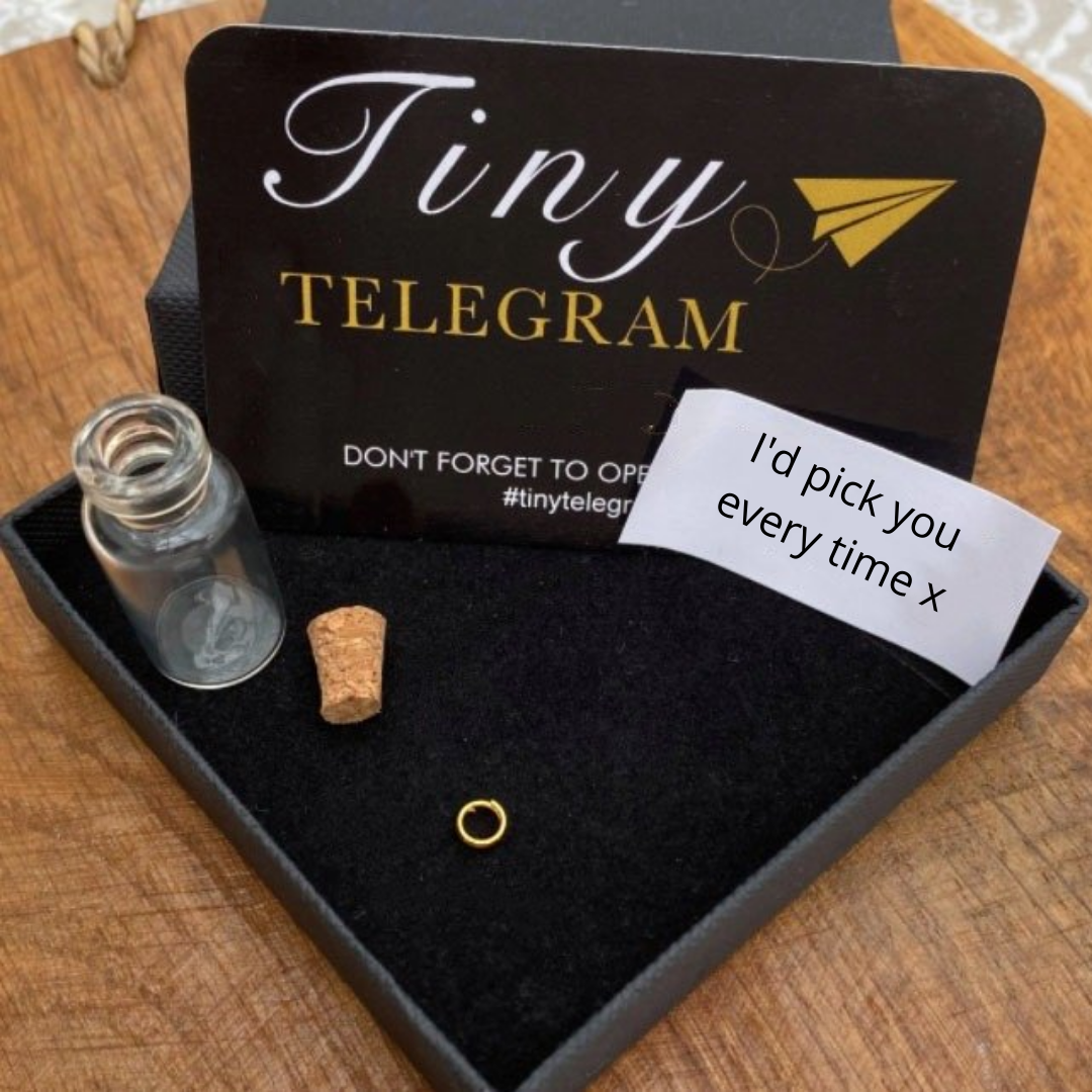 Tiny Telegram Message in a Bottle