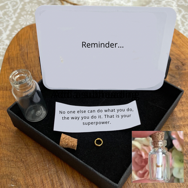 Tiny Telegram Message in a Bottle